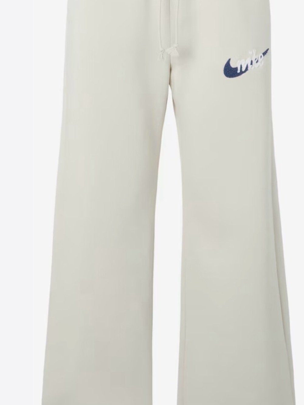 Nike Women's Beige Wide-Leg Pants - Picture 4 of 6